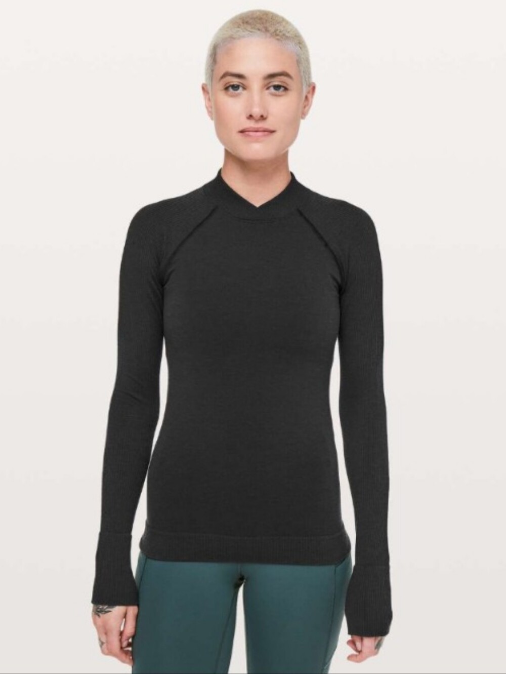 Lululemon Keep The Heat Thermal Long Sleeve Black size 10